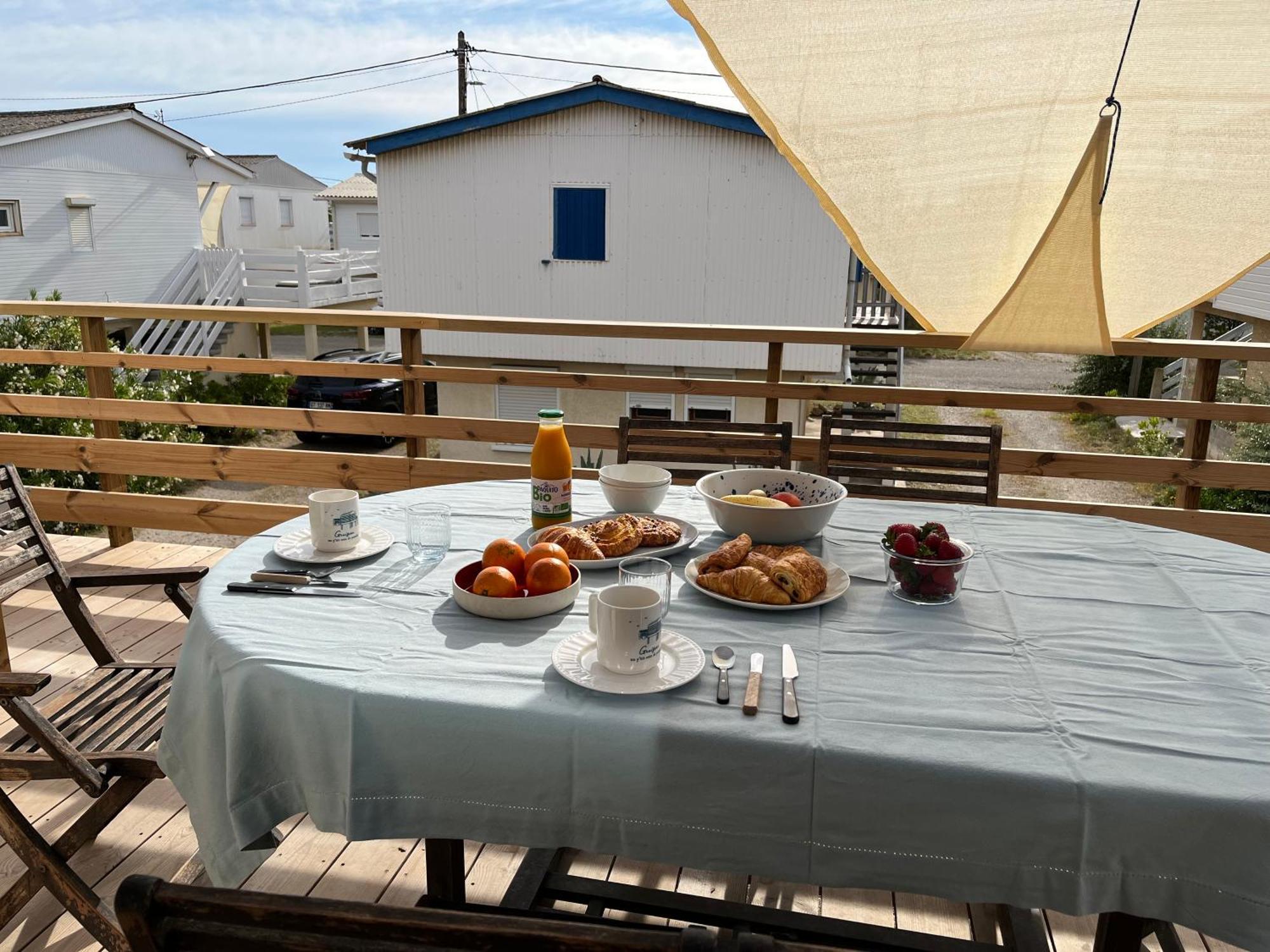 Maison Chalet 200 M De La Plage Climatisation Et Wifi Gruissan Εξωτερικό φωτογραφία